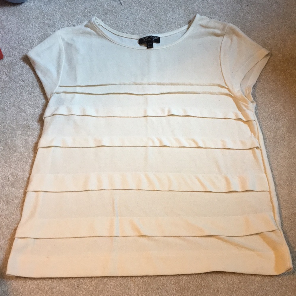 Cream top shop top